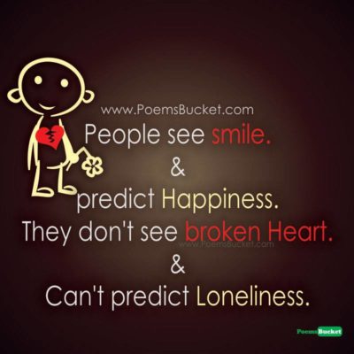 People See Smile And Predict - Sad Quotes