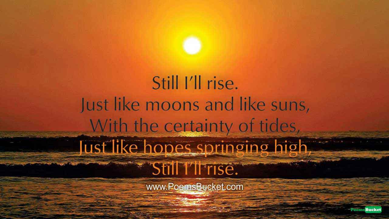 Like Dust Still I Rise – Motivational Poems