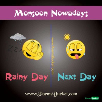 Monsoon Now A Days Image - English Jokes