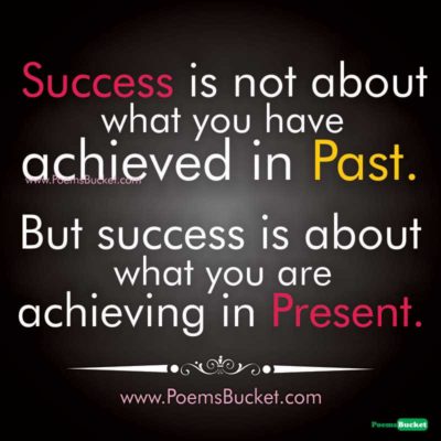 Success Is Not About - Motivational Quotes