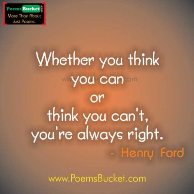 Whether You Think You - Motivational Quotes
