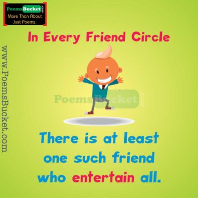 In Every Friend Circle There - English Jokes