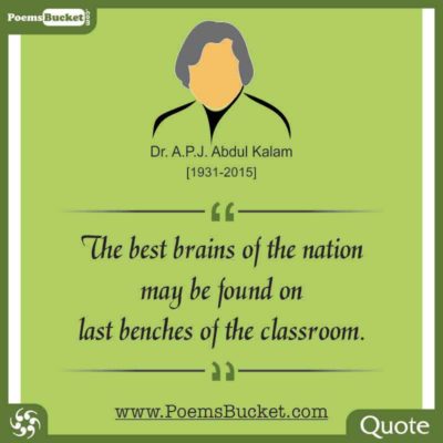 12 Top 21 Inspirational Quotes By Dr. APJ Abdul Kalam