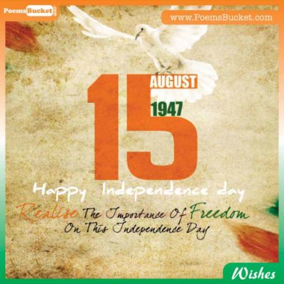 4. Top 7 Happy Independence Day Wishes For India