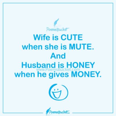 Wife Is CUTE When She Is MUTE And Husband Is HONEY When