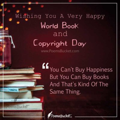 Happy World Book And Copyright Day Wish