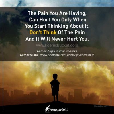 The Pain You Are Having - Thought